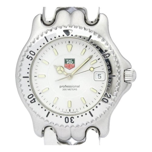 Pre-owned Tag Heuer Watch In White