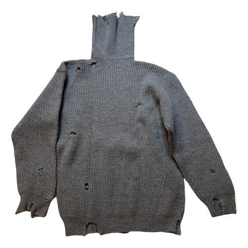 Pre-owned Hed Mayner Wool Jumper In Grey