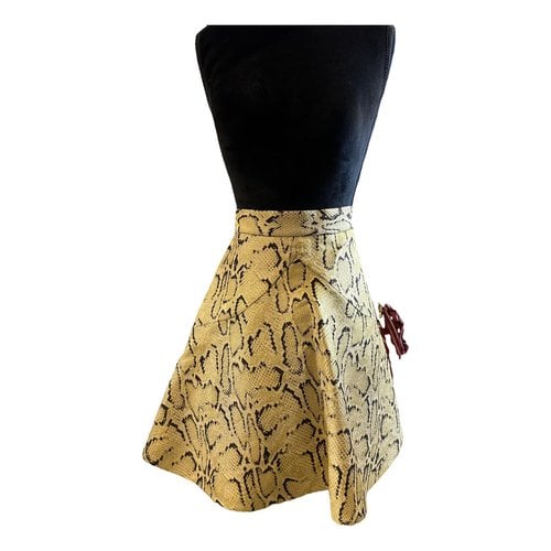 Pre-owned Stella Mccartney Mid-length Skirt In Yellow