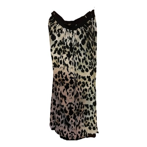 Pre-owned Roberto Cavalli Silk Maxi Skirt In Other