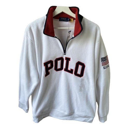 Pre-owned Polo Ralph Lauren Pull In White