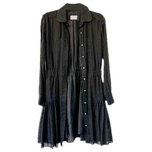 Pre-owned Billy Reid Wool Mini Dress In Black