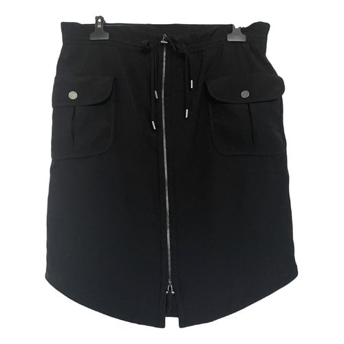 Pre-owned Hugo Boss Mini Skirt In Black