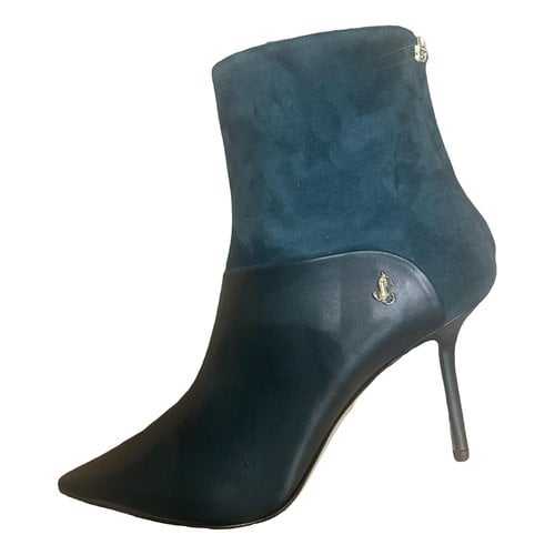 Pre-owned Jimmy Choo Leather Boots In Green