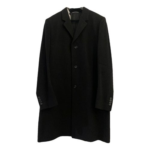 Pre-owned Dior Cashmere Coat In Black