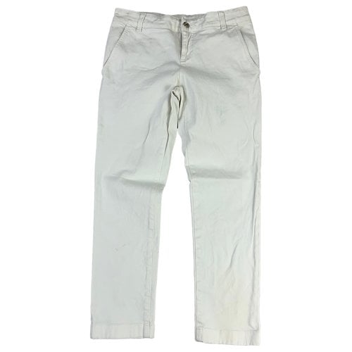 Pre-owned Gucci Chino Pants In White