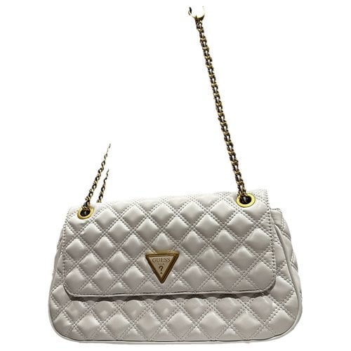Pre-owned Guess Handbag In White