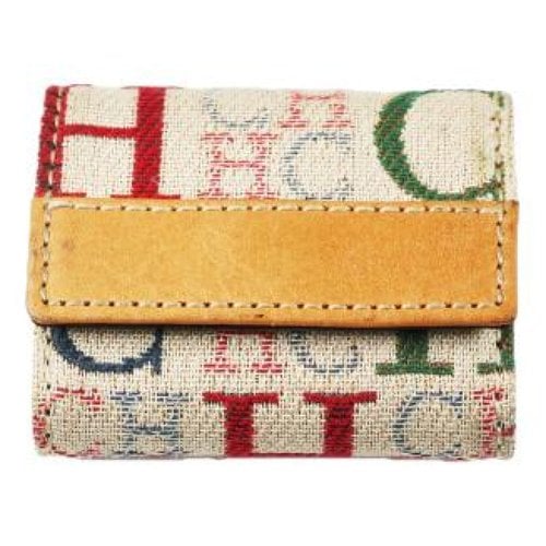 Pre-owned Carolina Herrera Cloth Wallet In Multicolour
