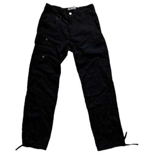 Pre-owned Jacquemus Le Gadjo Trousers In Navy