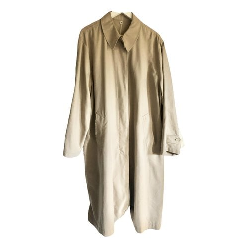 Pre-owned Valentino Trench Coat In Beige