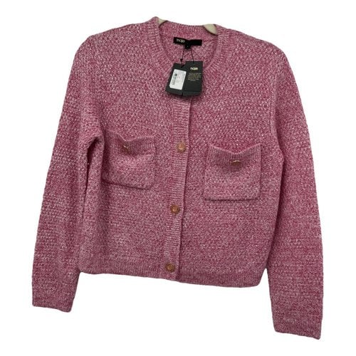 Pre-owned Maje Cardigan In Pink