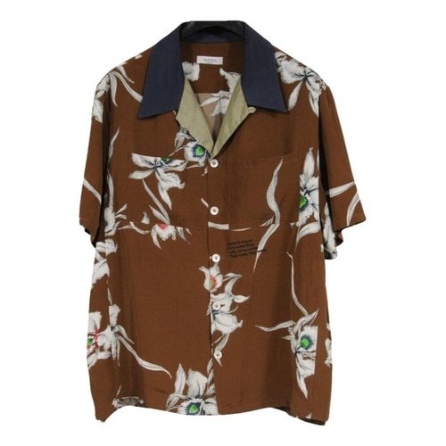 Pre-owned Valentino Shirt In Brown