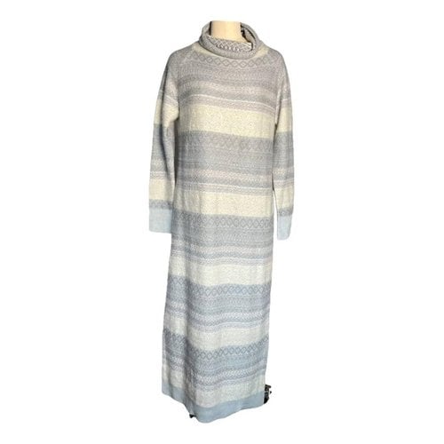 Pre-owned Fabiana Filippi Cashmere Mid-length Dress In Grey