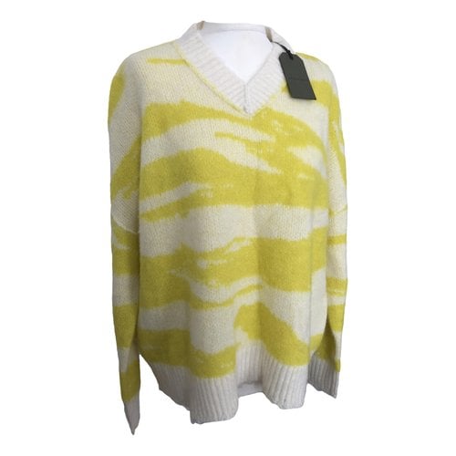 Pre-owned Allsaints Wool Jumper In Yellow