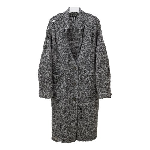Pre-owned R13 Wool Coat In Grey