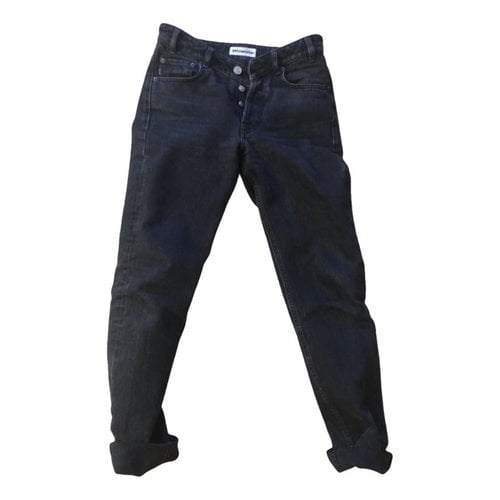 Pre-owned Balenciaga Slim Jeans In Anthracite