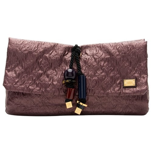 Pre-owned Louis Vuitton Limelight Cloth Clutch Bag In Purple