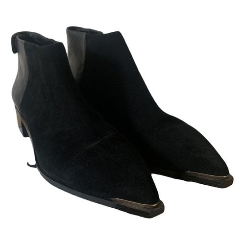 Pre-owned Senso Leather Boots In Black