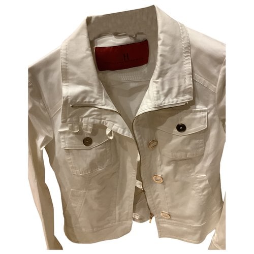 Pre-owned Carolina Herrera Short Vest In White