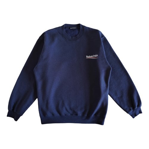 Pre-owned Balenciaga Sweatshirt In Blue