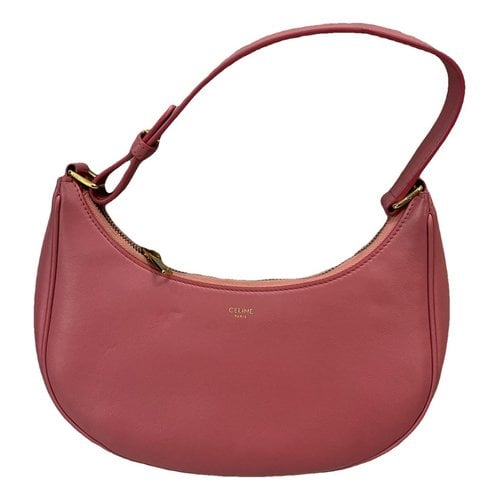 Pre-owned Celine Ava Leather Handbag In Pink