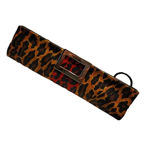 Pre-owned Roger Vivier Clutch Bag In Multicolour