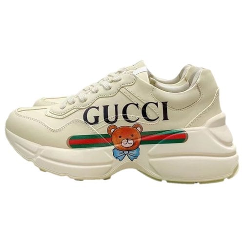Pre-owned Gucci Leather Boots In Multicolour