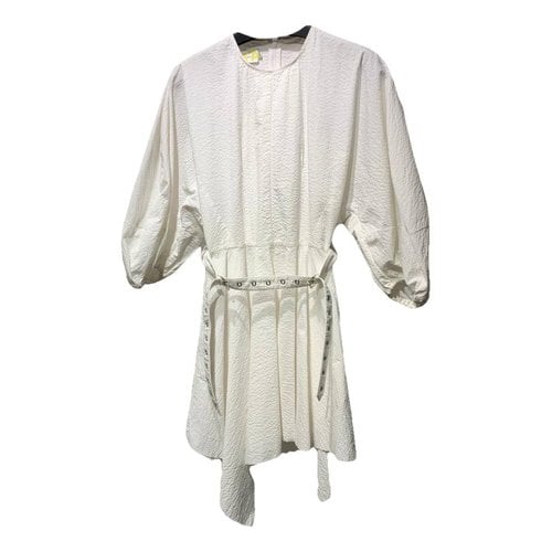 Pre-owned Marques' Almeida Mini Dress In White