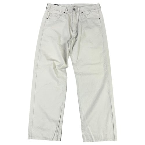 Pre-owned Saint Laurent Trousers In White