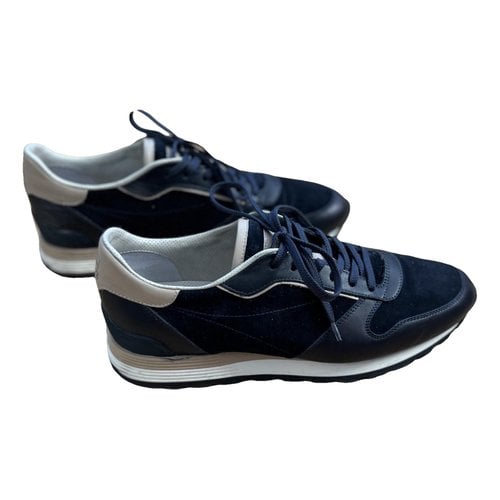 Pre-owned Brunello Cucinelli Low Trainers In Blue