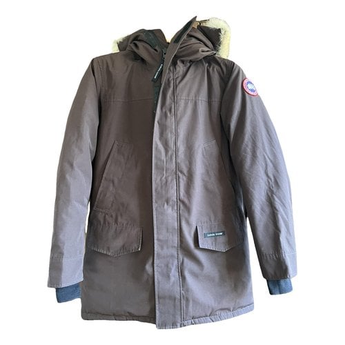 Pre-owned Canada Goose Montebello Cloth Puffer In Brown