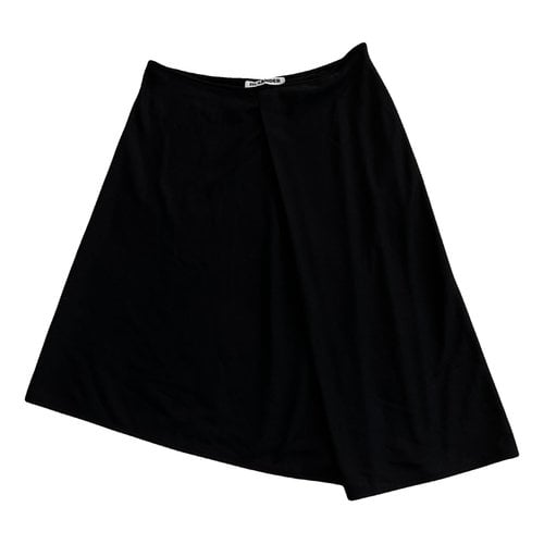 Pre-owned Jil Sander Mid-length Skirt In Black