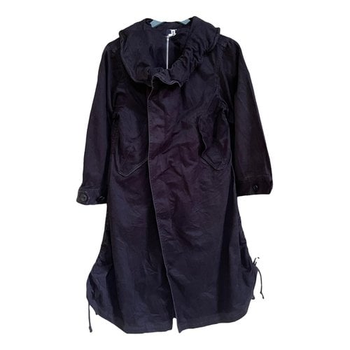 Pre-owned Limi Feu Trench In Black