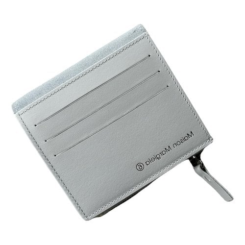 Pre-owned Mm6 Maison Margiela Leather Wallet In White