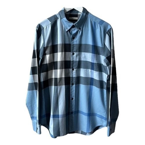 Pre-owned Burberry Shirt In Blue
