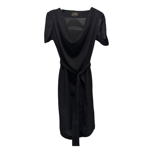 Pre-owned Vivienne Westwood Anglomania Mini Dress In Black