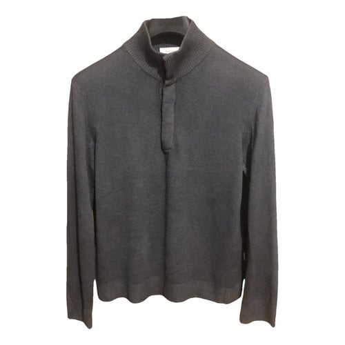 Pre-owned Ermenegildo Zegna Silk Knitwear & Sweatshirt In Grey