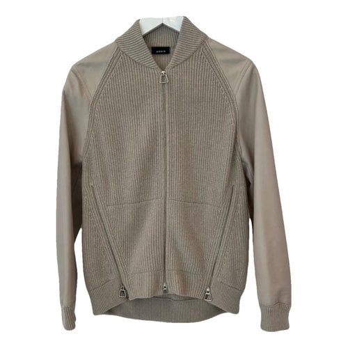 Pre-owned Akris Cashmere Jacket In Beige