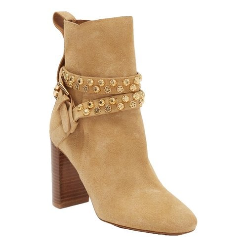 Pre-owned See By Chloé Boots In Brown