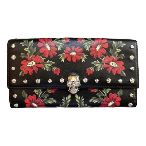 Pre-owned Alexander Mcqueen Leather Wallet In Multicolour