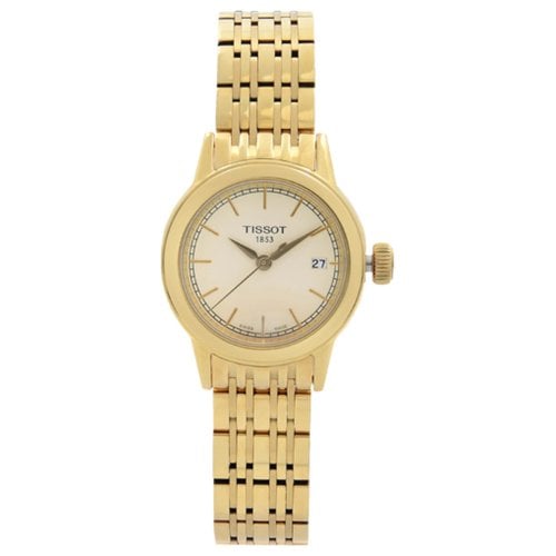 Pre-owned Tissot Watch In Yellow