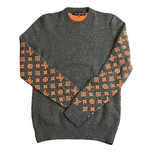 Pre-owned Louis Vuitton Cashmere Pull In Grey