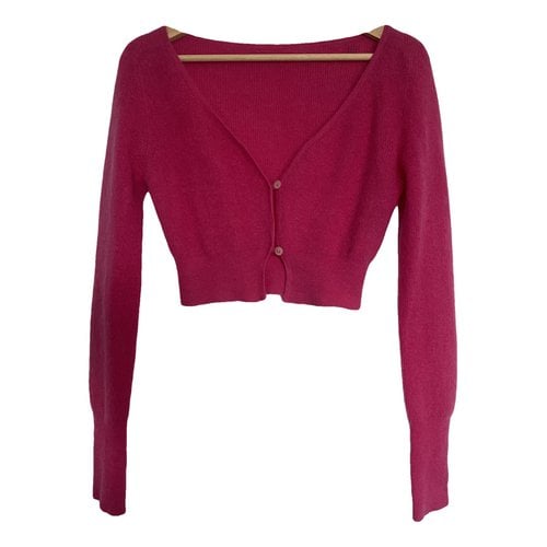 Pre-owned Jacquemus Wool Cardigan In Pink