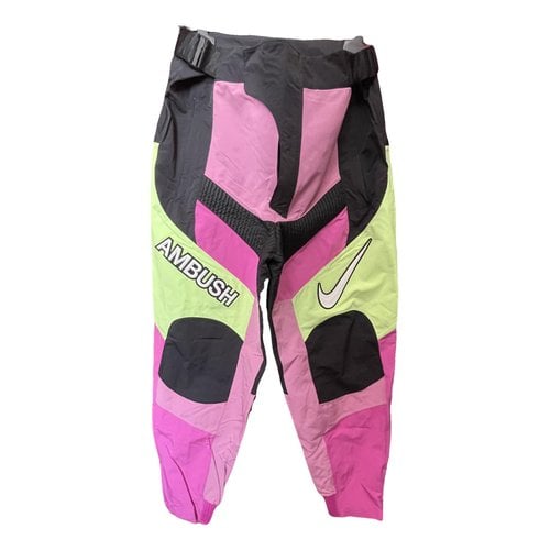 Pre-owned Nike X Ambush Trousers In Pink