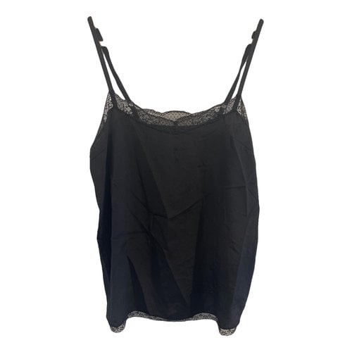 Pre-owned Zadig & Voltaire Silk Camisole In Black