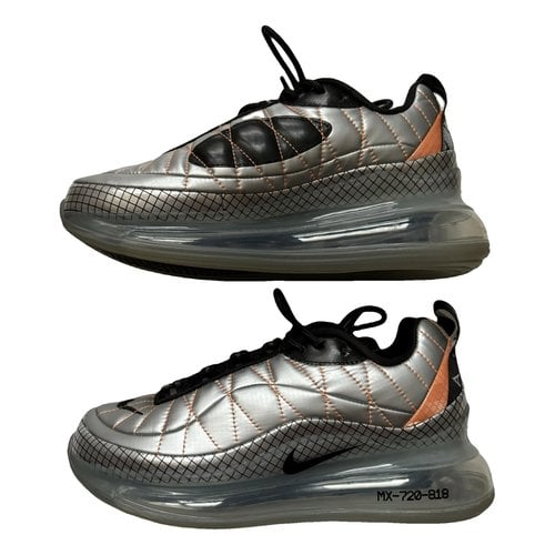 Pre-owned Nike Air Max 720 Cloth Trainers In Metallic