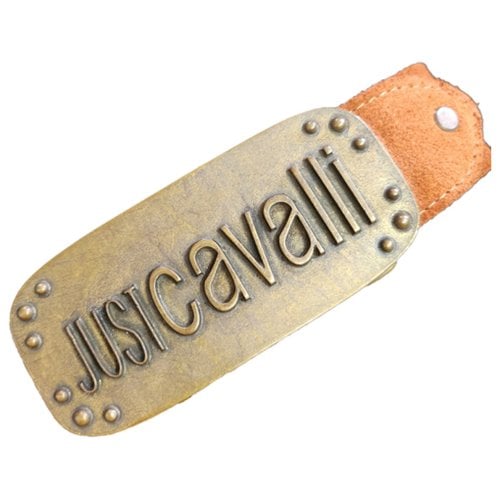 Pre-owned Just Cavalli Belt In Camel