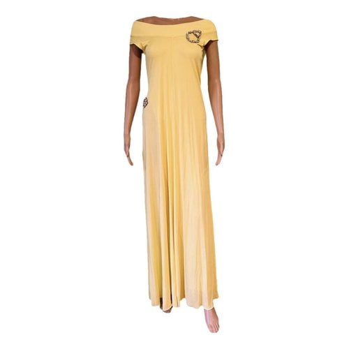 Pre-owned Jw Anderson Maxi Dress In Yellow