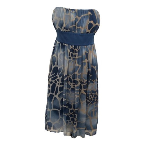 Pre-owned Manoukian Mid-length Dress In Blue