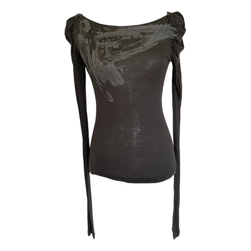 Pre-owned Miss Sixty Blouse In Anthracite